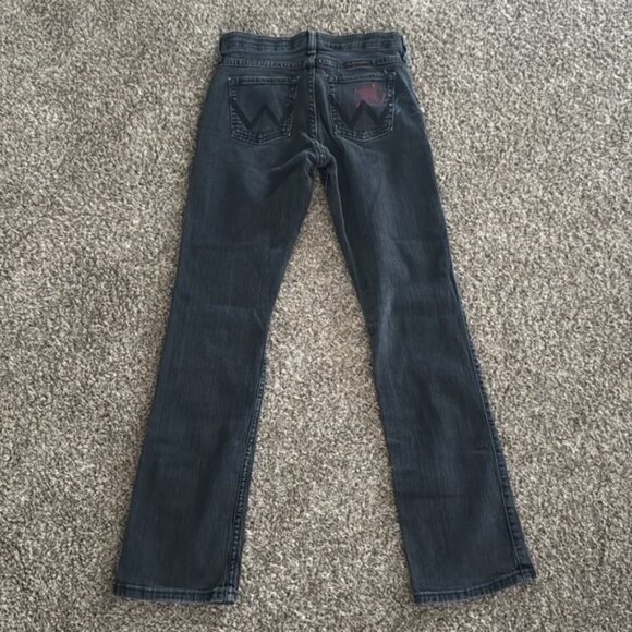 Wrangler Q-Baby 5/6 x 30 Black Straight Leg Jeans - Picture 7 of 11
